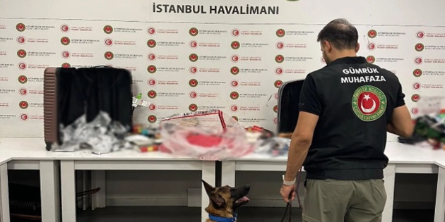 İstanbul Havalimanı’nda 20 Kilo 260 Gram Metamfetamin Ele Geçirildi